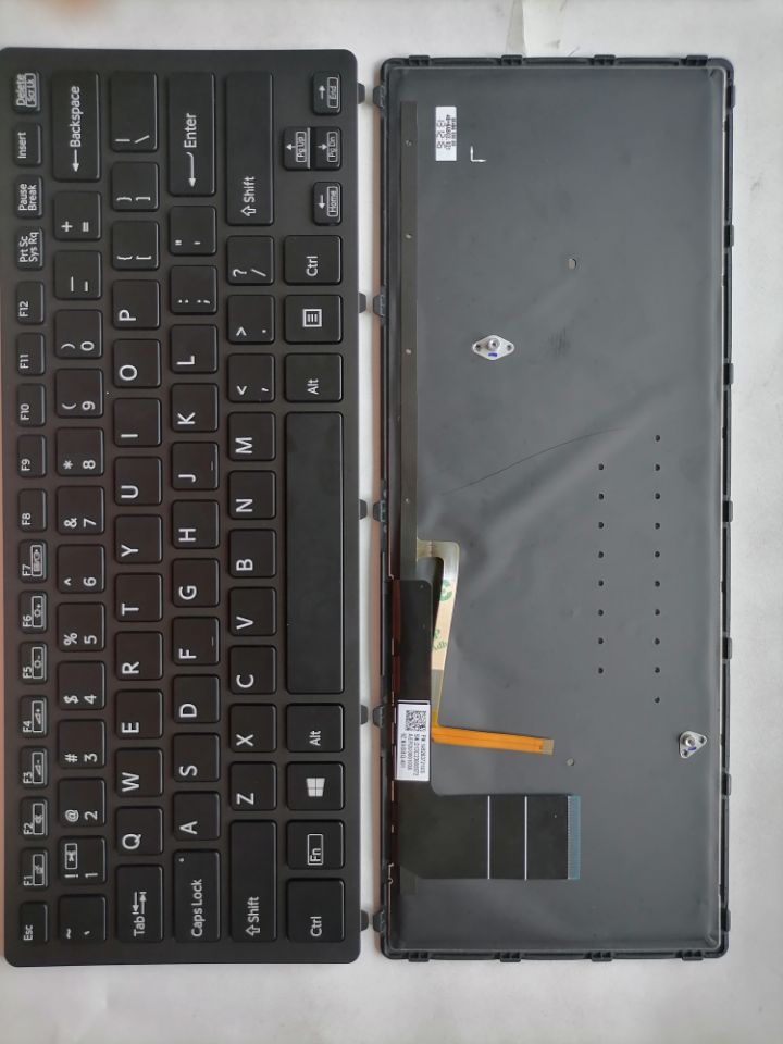 Picture of New Replacement Laptop Keyboard For SONY SVF14N BLACK FRAME BLACK Backlit US Layout